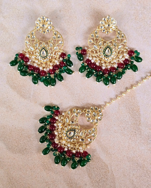 Sara - Ruby & Green Tikka Set